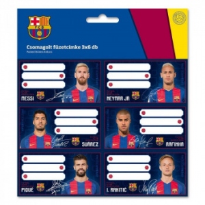 Etichete scolare FC Barcelona