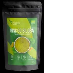 Ginkgo Biloba Pulbere Ecologica/Bio 125g