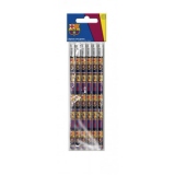 Set 6 creioane cu guma FC Barcelona