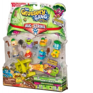 Set de 10 figurine de lansat si accesorii The Grossery Gang