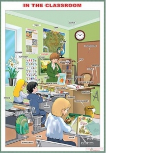 Plansa: In the classroom /In the city (DUO)