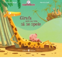 Girafa care nu voia sa se spele