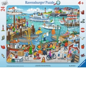 Puzzle O Zi In Port, 24 Piese
