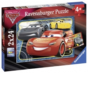 Puzzle Cars, 2X24 Piese