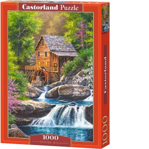 Puzzle Castorland 1000 piese Moara in padure