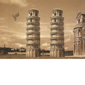 Turnurile gemene din Pisa inainte de neplacutul incident din 11 sepembrie 1501