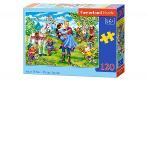 Puzzle Castorland 120 piese Alba ca Zapada - Sfarsit Fericit