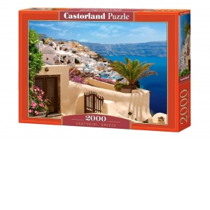 Puzzle Castorland 2000 piese Santorini, Grecia