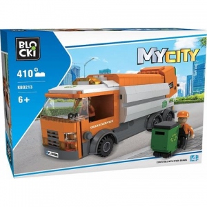 Joc de constructie My City - Camion de gunoi (410 piese)