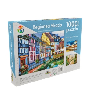 Puzzle Noriel din lumea intreaga. Regiunea Alsacia (1000 piese)