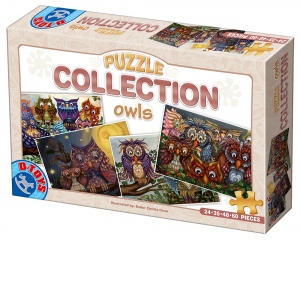 Puzzle Collection Owls 24-35-48-60 piese