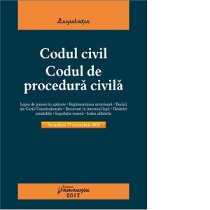 Codul Civil Actualizat 2018
