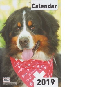 Calendar perete 2019 - Caini (format A4)