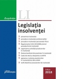 Legislatia insolventei. Editie actualizata la 15 octombrie 2018