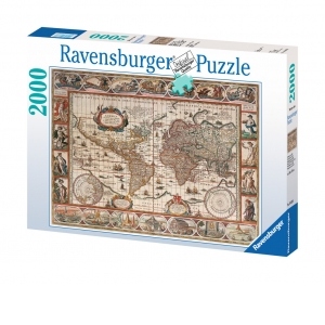 Puzzle Harta Lumii 1650, 2000 Piese