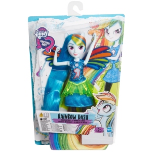 Papusa My Little Pony Equestria Power Up, Rainbow Dash