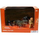 Set 4 figurine - Furnicar, Crocodil, Leopard si Maimuta