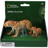 Set 2 figurine - Leopardul si puiul