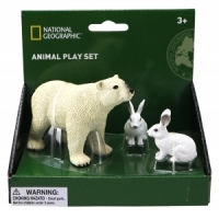 Set 3 figurine - Urs si iepure polar