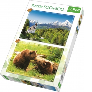 Puzzle 500 Si 500 Peisaj Din Natura