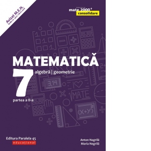 Matematica. Aritmetica, algebra, geometrie. Clasa a VII-a. Consolidare. Partea a II-a