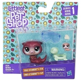 Figurina Littlest PetShop, cu pereche si accesorii