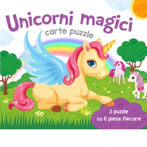 Unicorni magici. Carte puzzle