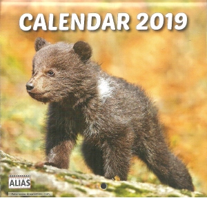 Mini calendar capsat pui de ursi 2019