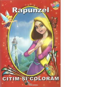 Citim si coloram. Rapunzel