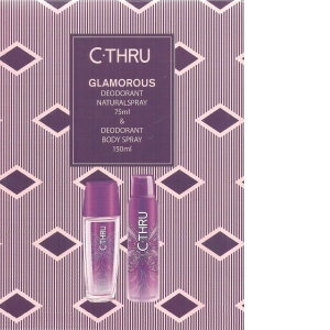 Set C-Thru Glamorous: Parfum Deodorant natural spray 75 ml + Deodorant spray 150 ml