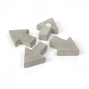 Magnet    sageata ciment   CONCRETE ARROW (4 buc set)