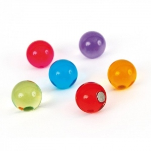 Magnet utilitar   minge colorata   Bolla (6 buc set)