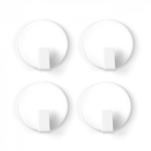 Magnet utilitar   HOOK SOLID WHITE (4 buc set)