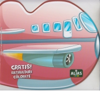 Vehicule. Lipseste si coloreaza. Avionul