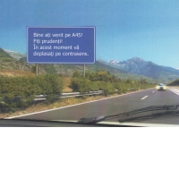 Vedere : Semnalizare rutiera prieteneasca pe autostrada A45