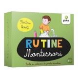 Rutine Montessori pentru baieti. Carte si cartoane de perete educative