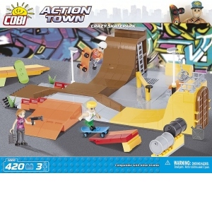 Set Constructie Action Town, Crazy Skatepark