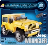 Set Constructie Jeep Wrangler electronic, cu telecomanda IR si bluetooth - Cobi