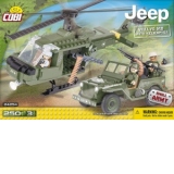 Set Constructie Jeep,Jeep Willys MB cu elicopter