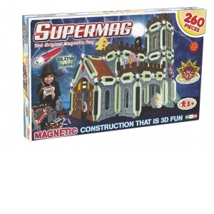 Supermag 3D - Jucarie Cu Magnet Castel - 260 Piese