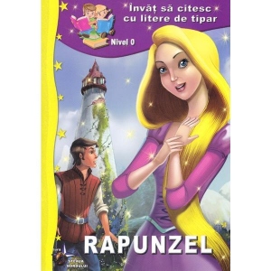 Invat sa citesc cu litere de tipar. Rapunzel