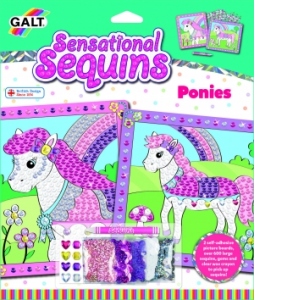 Sensational Sequins: Set 2 tablouri cu ponei -New edition