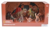 Set 6 figurine - Spinosaurus, Tyrannosaurus, Stegosaurus, Iguanodon