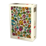 Pattern Puzzle, Owls - 1000 piese