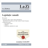 Legislatie vamala. Cod 689. Actualizat la 12.04.2019