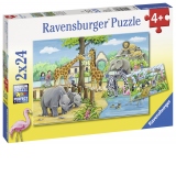 Puzzle Zoo, 2x24 piese
