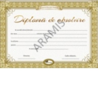 Diploma de absolvire (auriu)
