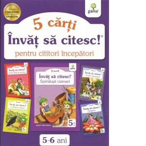 Pachet Invat sa citesc! Nivelul 0. 5 carti interactive pentru cititorii incepatori I Carti poza bestsellers.ro
