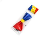 Papion mic tricolor, dimensiune 14 x 6 cm