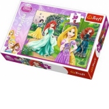 Puzzle 30 Rapunzel Merida Ariel Si Alba Ca Zapada